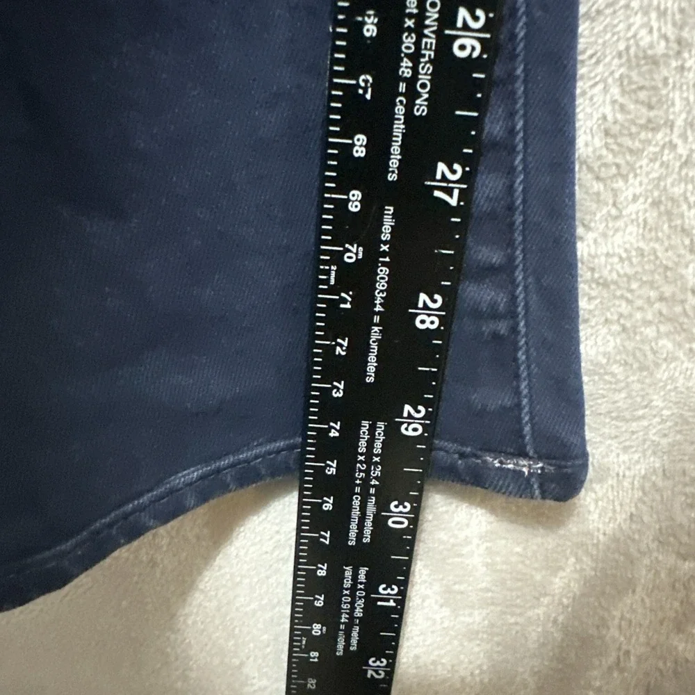Armani Exchange Men's J27 Skinny Biker Dark Blue Stretch Pants Jeans Size 38
